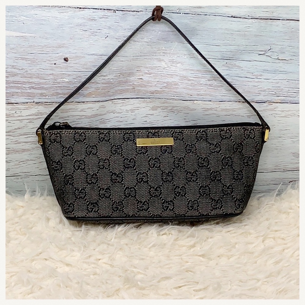 Authentic Gucci GG Monogram Pochette